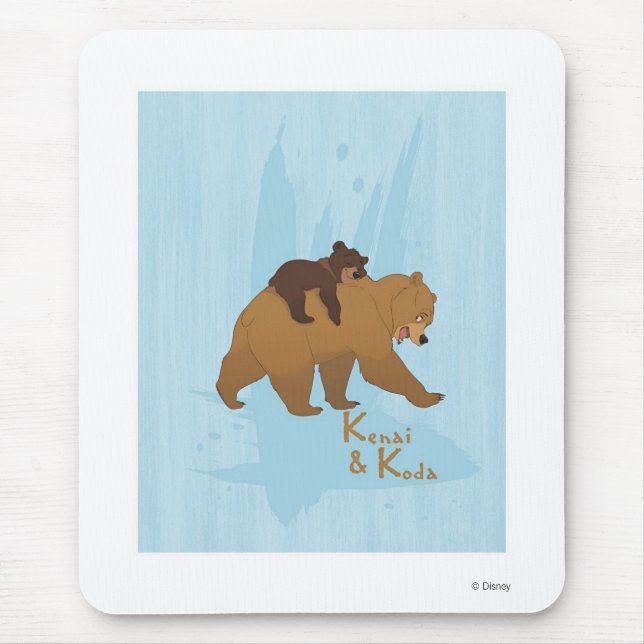 Disney Brother Bear Kenai and Koda Walking Mouse Pad (Front)