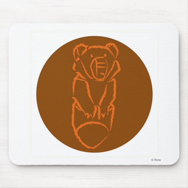 Disney Brother Bear Koda design Mouse Pad (Front)