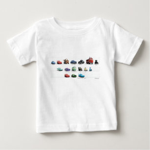 Disney Cars Lineup Baby T-Shirt