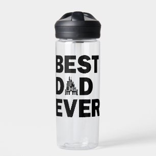 Disney Castle   Best Dad Ever Water Bottle