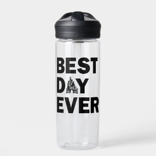 Disney Castle   Best Day Ever Water Bottle