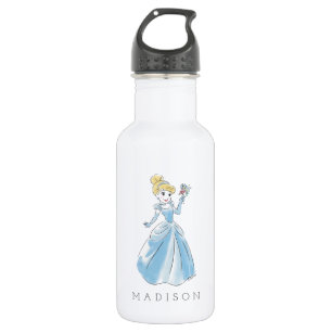 Disney Cinderella Watercolor Add Your Name 532 Ml Water Bottle
