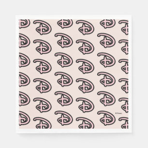 Disney D Logo Napkin