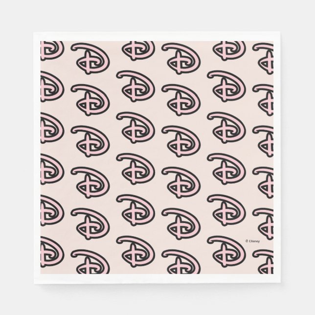 Disney D Logo Napkin (Front)