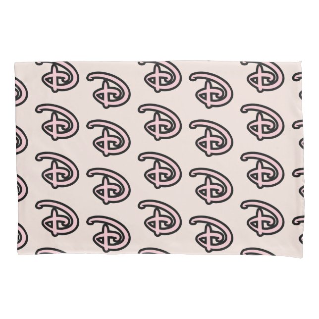 Disney D Logo Pillowcase (Front)