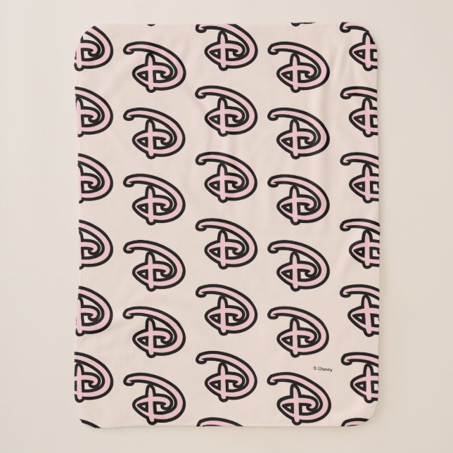 Disney D Logo Sherpa Blanket (Front)