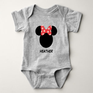 Disney Family Vacation - Minnie Add Your Name Baby Bodysuit