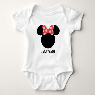 Disney Family Vacation - Minnie Add Your Name Baby Bodysuit