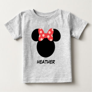 Disney Family Vacation - Minnie Add Your Name Baby T-Shirt