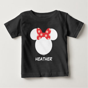 Disney Family Vacation - Minnie   Add Your Name Baby T-Shirt