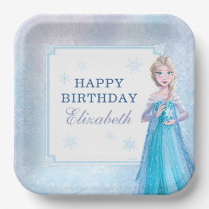 Disney Frozen Elsa Birthday Paper Plate