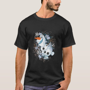 Disney Frozen Olaf Snowflakes And Flowers Tank Top