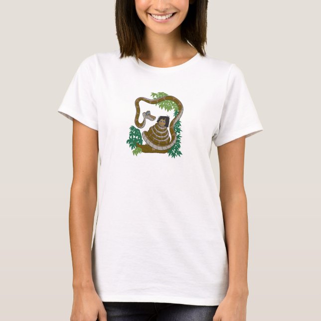 Disney Jungle Book Kaa with Mowgli T-Shirt (Front)