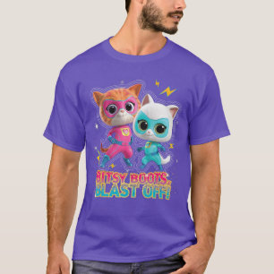 Disney Junior SuperKitties Ginny and Bitsy Boots B T-Shirt