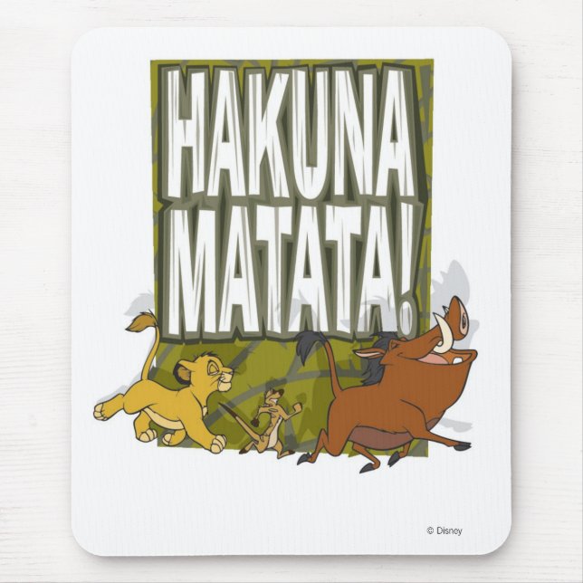 Disney Lion King Hakuna Matata! Mouse Pad (Front)
