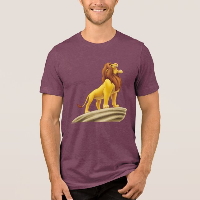 Disney Lion King Mufasa Tri-Blend Shirt (Front)