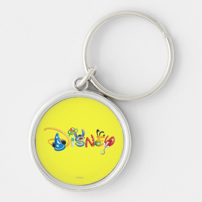 Disney Logo | Boy Characters Keychain (Front)