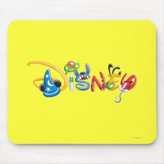 Disney Logo | Boy Characters Mouse Pad (Front)