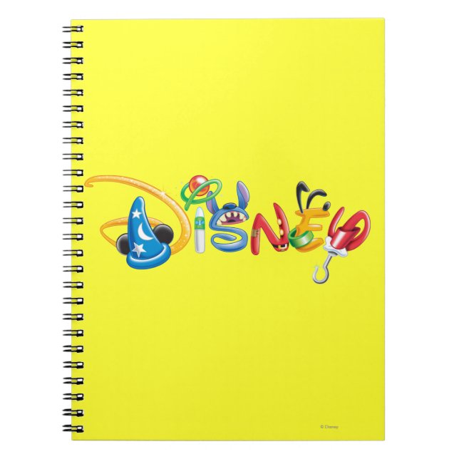 Disney Logo | Boy Characters Notebook (Front)