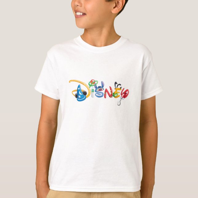 Disney Logo | Boy Characters T-Shirt (Front)