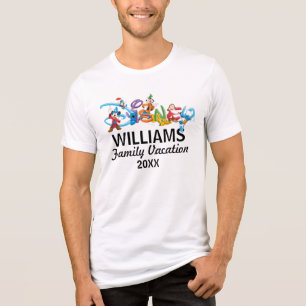Disney Logo   Mickey and Friends - Family Vacation Tri-Blend Shirt