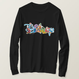 Disney Logo Mickey and Friends Tie-Dye T-Shirt