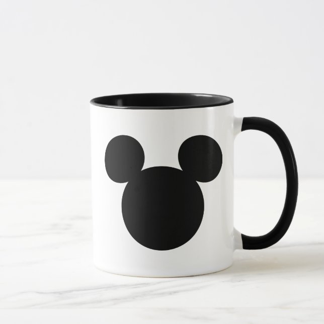 Disney Logo | Mickey Mouse Silhouette  Mug (Right)