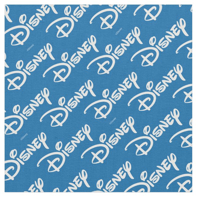 Disney Logo Pattern Fabric (Close Up)