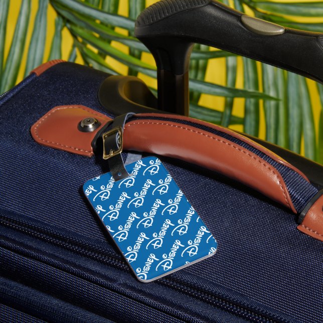 Disney Logo Pattern Luggage Tag (Front Insitu 1)