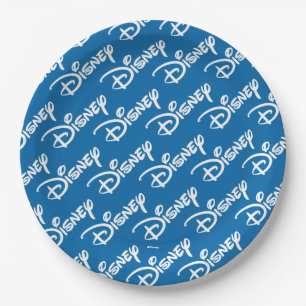 Disney Logo Pattern Paper Plate