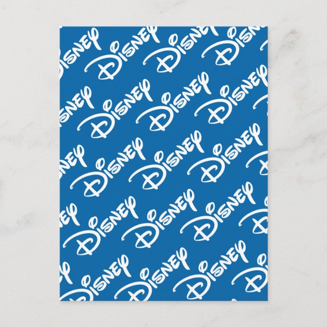 Disney Logo Pattern Postcard (Front)