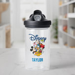 Disney | Mickey & Friends  | Add Your Name Water Bottle<br><div class="desc">Love Mickey Mouse? This super Disney Mickey & Friends design features all your favourite characters: Mickey Mouse,  Minnie Mouse,  Donald Duck,  Daisy Duck,  Pluto & Goofy. Personalize by adding your name or custom text.</div>