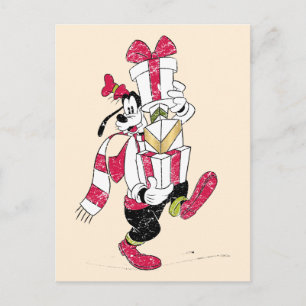 Disney   Mickey & Friends   ClassicHoliday Pattern Holiday Postcard