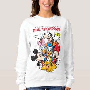 Disney   Mickey & Friends - Custom Teacher Sweatshirt