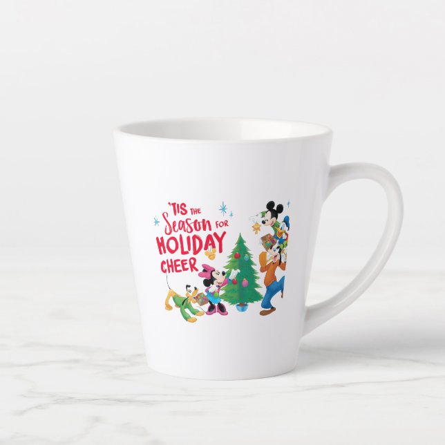 Disney | Mickey & Friends - Holiday Cheer Quote Latte Mug (Right)
