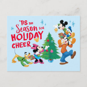 Disney   Mickey & Friends - Holiday Cheer Quote Postcard