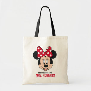 Disney   Minnie Mouse - Custom Teacher Tote Bag