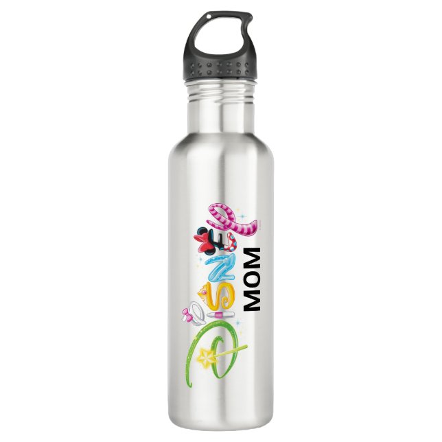 Disney Mom | Girl Characters T-Shirt 710 Ml Water Bottle (Front)