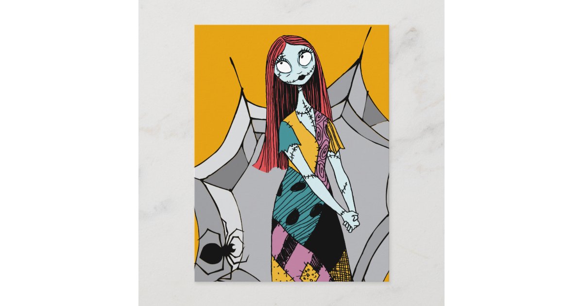 Disney Nightmare Before Christmas Sally Holiday Postcard Zazzle Ca