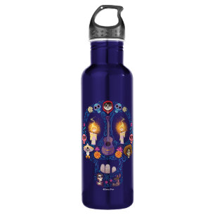 Disney Pixar Coco   Character Sugar Skull 710 Ml Water Bottle