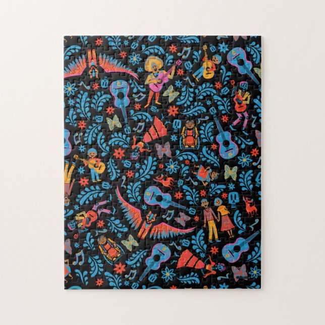 Disney Pixar Coco | Colorful Character Pattern Jigsaw Puzzle (Vertical)