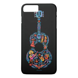 Disney Pixar Coco | Colourful Character Guitar iPhone 8 Plus/7 Plus Case