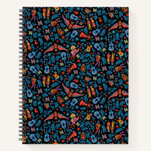 Disney Pixar Coco   Colourful Character Pattern Notebook