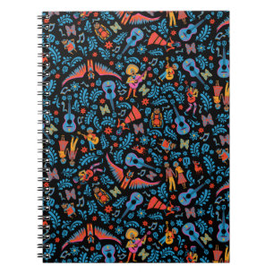 Disney Pixar Coco   Colourful Character Pattern Notebook
