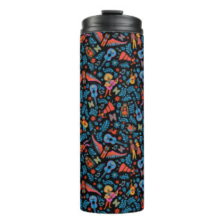 Disney Pixar Coco | Colourful Character Pattern Thermal Tumbler