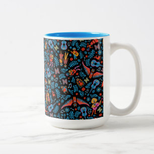 Disney Pixar Coco   Colourful Character Pattern Two-Tone Coffee Mug