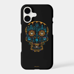 Disney Pixar Coco Colourful Ornate Skull Guitar
