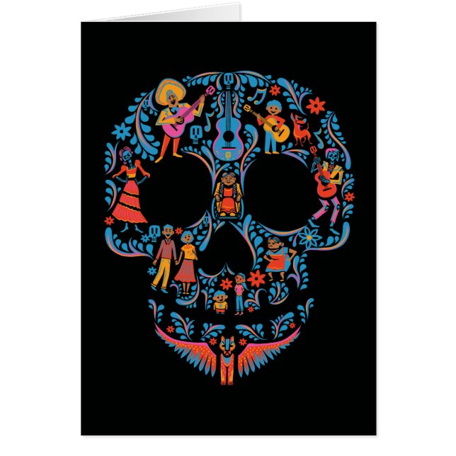 Disney Pixar Coco | Colourful Sugar Skull (Front)
