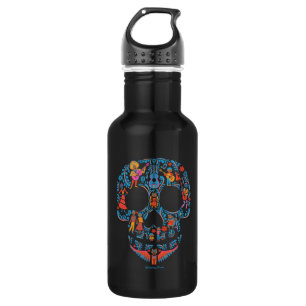 Disney Pixar Coco   Colourful Sugar Skull 532 Ml Water Bottle