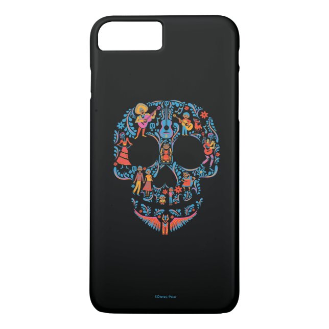 Disney Pixar Coco | Colourful Sugar Skull Case-Mate iPhone Case (Back)